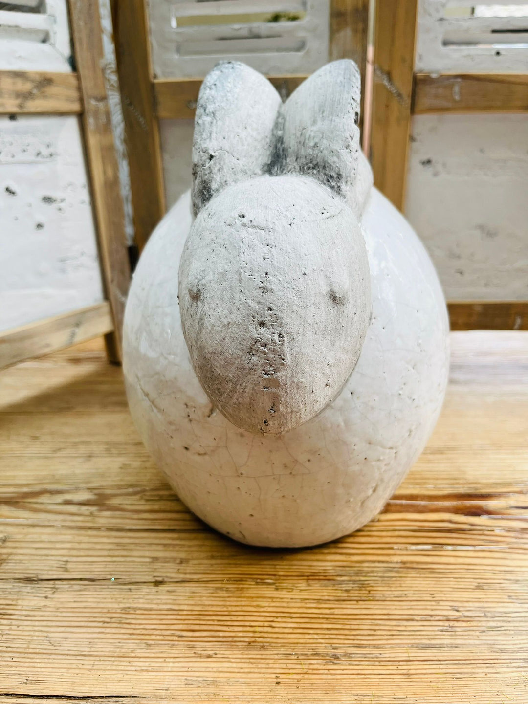 Großer Hase/Kaninchen aus Keramik