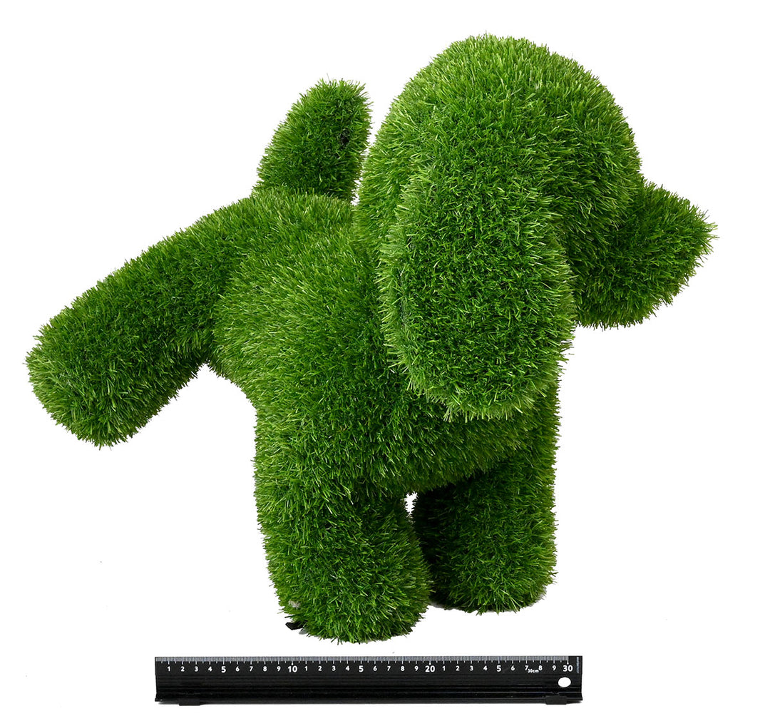 Tuin pluche - plassend hondje 35 cm