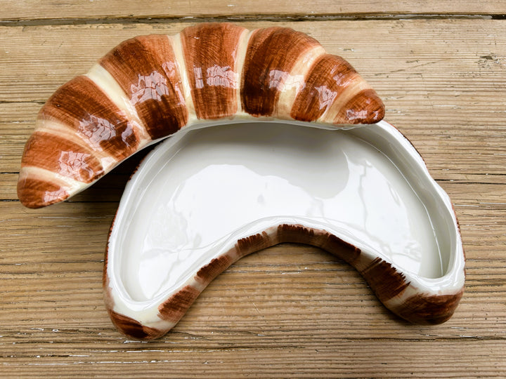 Aardewerk bakje croissant
