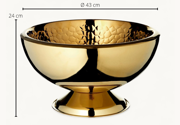 Champagne / wijnkoeler voor meerdere flessen goud