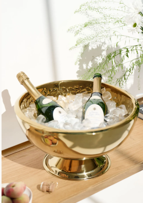 Champagne / wijnkoeler voor meerdere flessen goud
