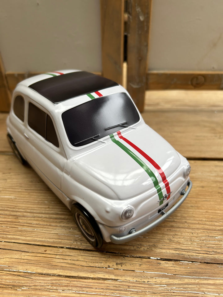 Großer goldfarbener Metalltopf