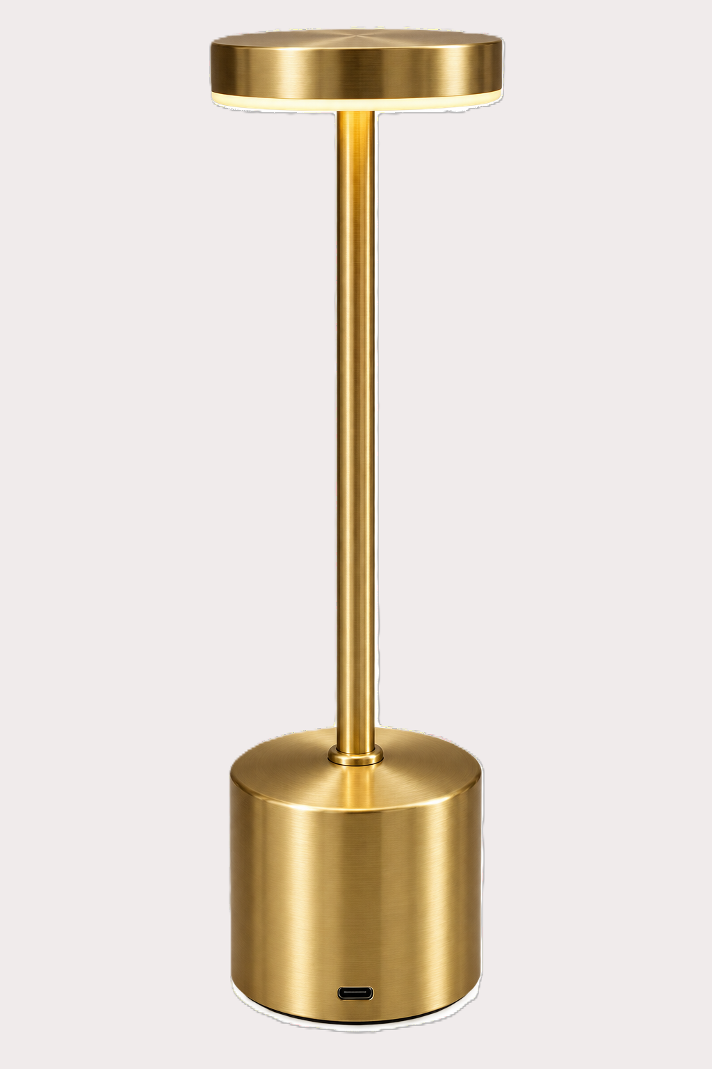 Touch wiederaufladbare Tischlampe hochgold