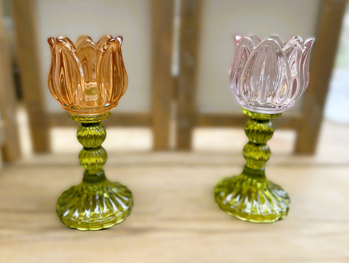Teelichthalter Tulpe mittel