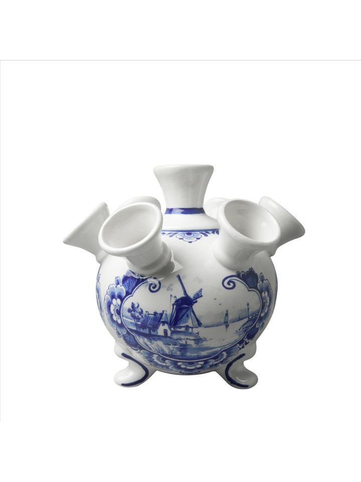 Seidentulpen im Tontopf