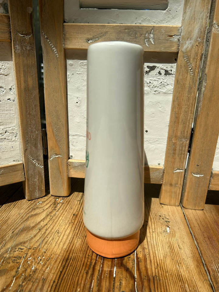 Weiße Keramikvase