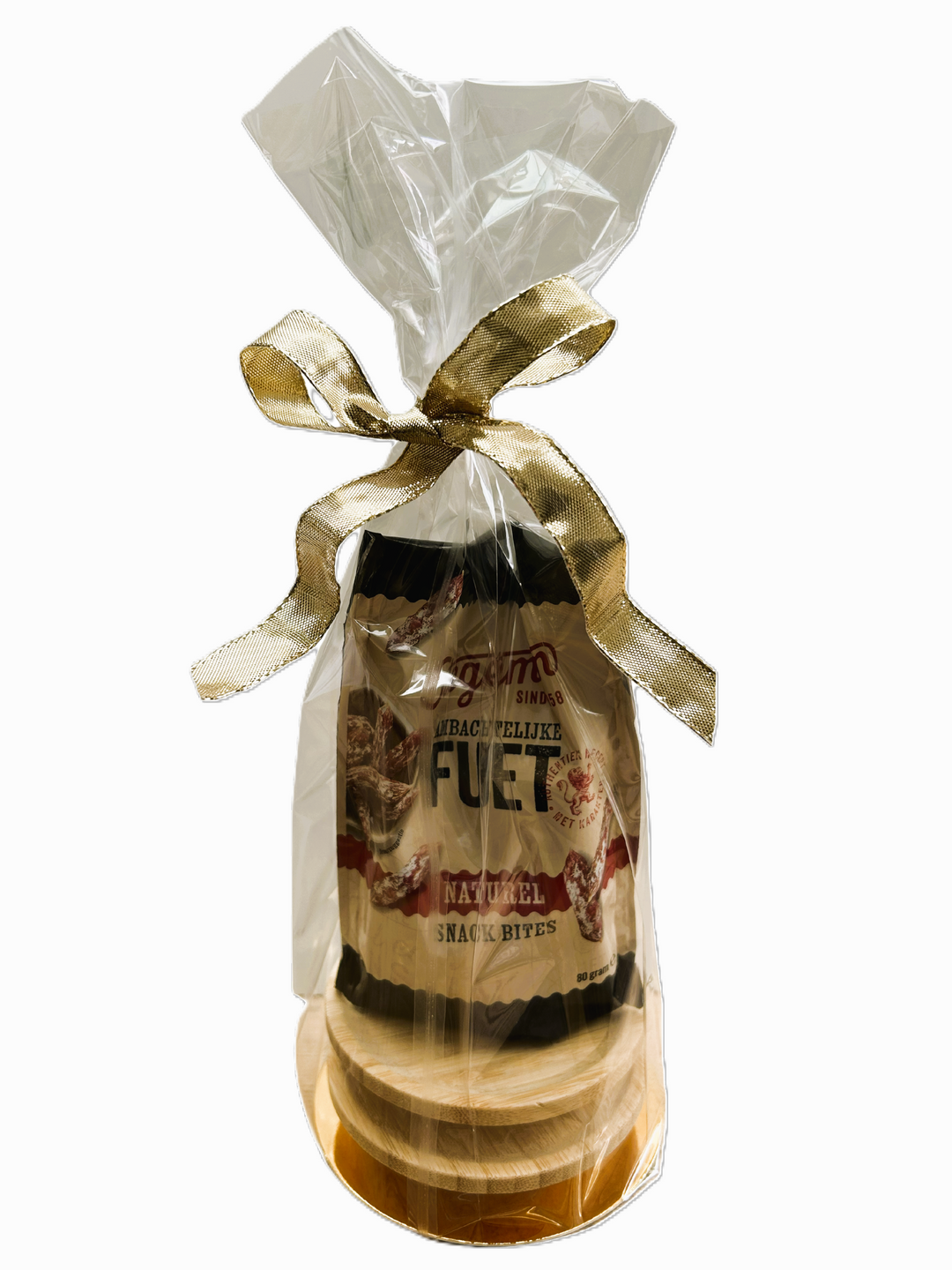 Großer goldfarbener Metalltopf