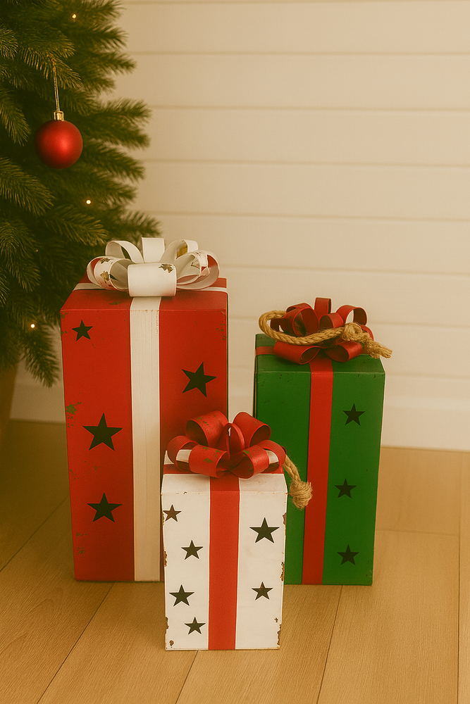 Weihnachtslaterne aus Eisen
 aus