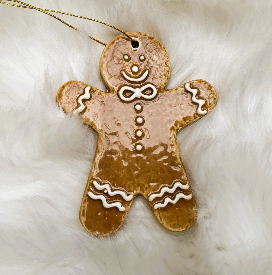 Kerstboom hanger gingerbread keramiek